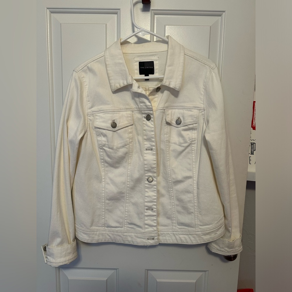 The Limited Women’s White Jean Jacket XL